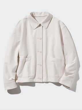 Uniqlo jersey relaxed jacket